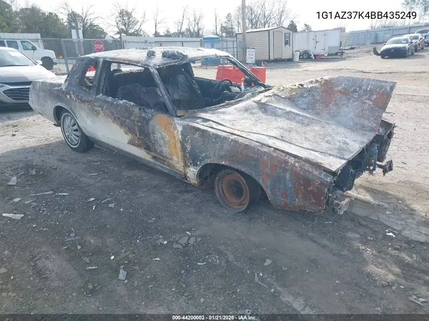 1981 Chevrolet Monte Carlo VIN: 1G1AZ37K4BB435249 Lot: 44200002