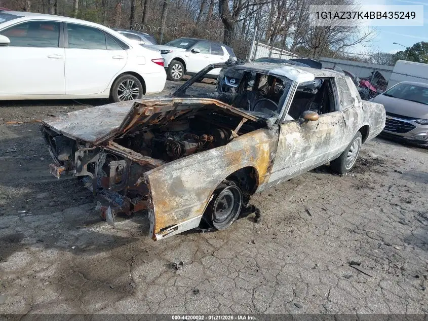 1981 Chevrolet Monte Carlo VIN: 1G1AZ37K4BB435249 Lot: 44200002