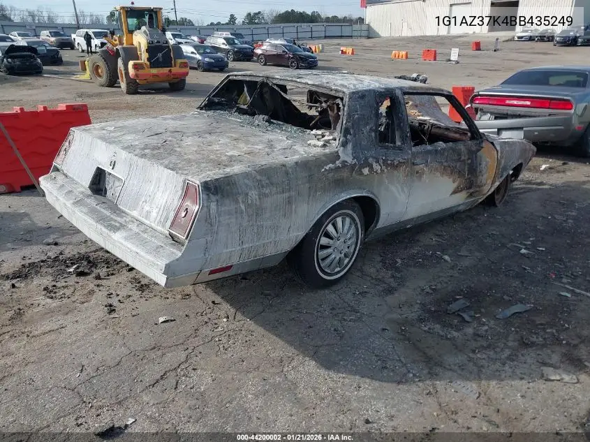 1981 Chevrolet Monte Carlo VIN: 1G1AZ37K4BB435249 Lot: 44200002