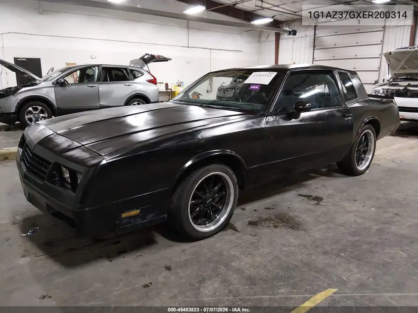 1984 Chevrolet Monte Carlo VIN: 1G1AZ37GXER200314 Lot: 45483523