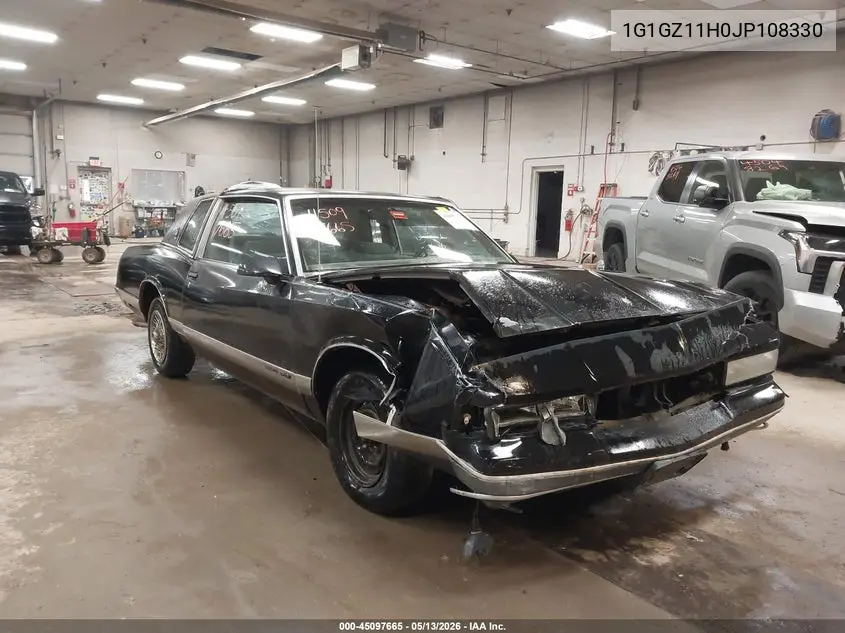 1988 Chevrolet Monte Carlo VIN: 1G1GZ11H0JP108330 Lot: 45097665