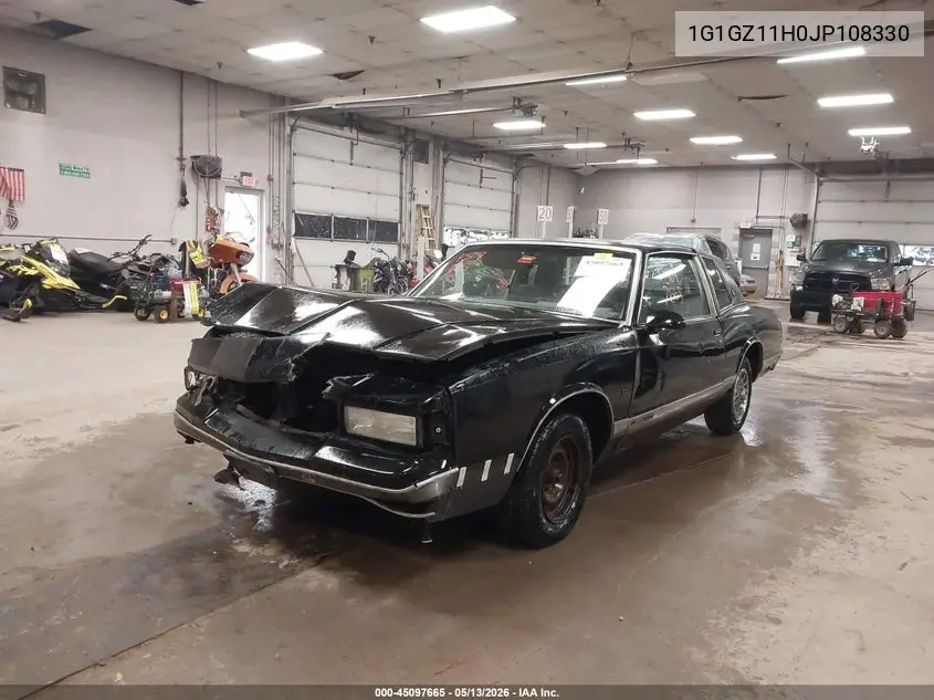 1988 Chevrolet Monte Carlo VIN: 1G1GZ11H0JP108330 Lot: 45097665