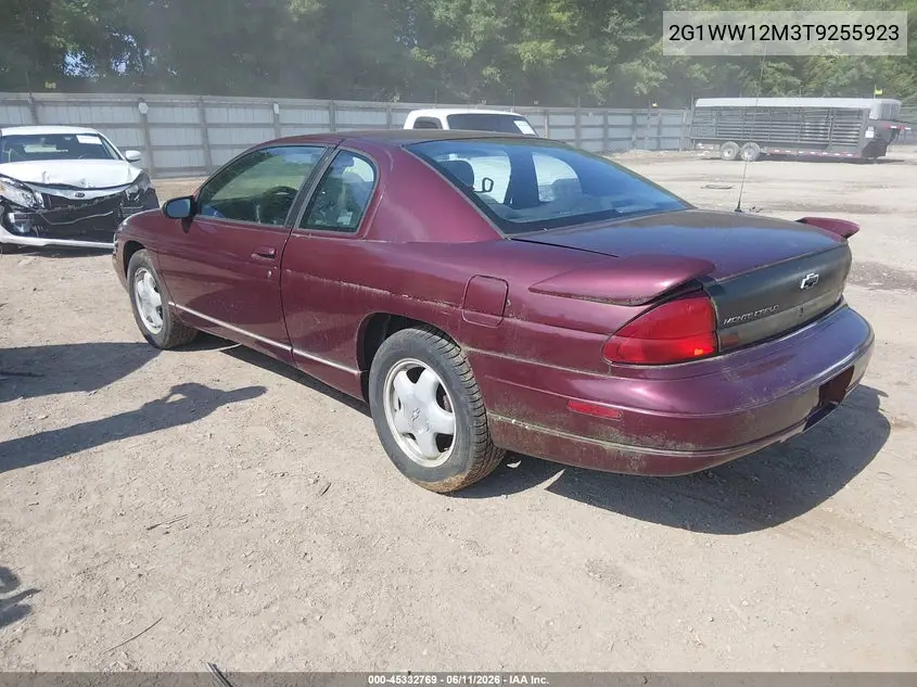 1996 Chevrolet Monte Carlo Ls VIN: 2G1WW12M3T9255923 Lot: 45332769