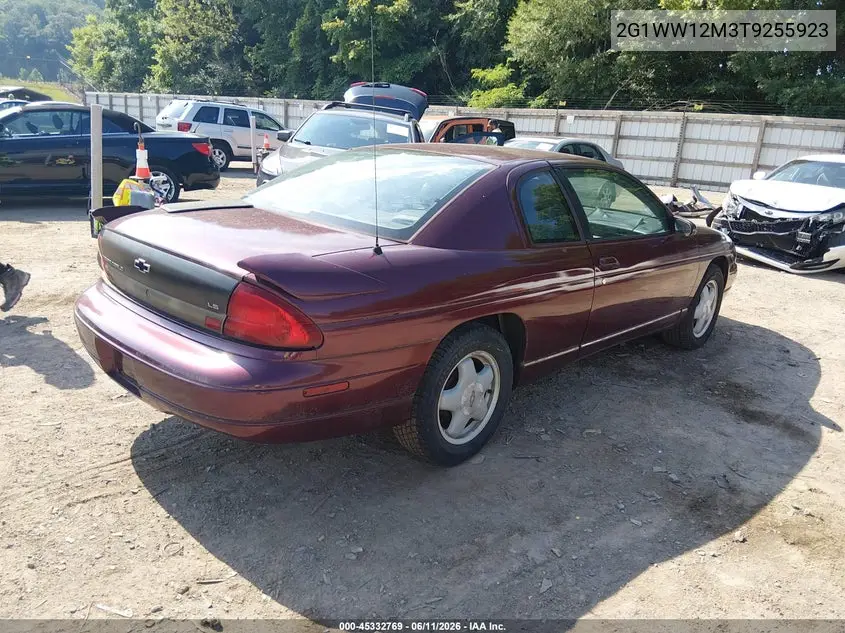 1996 Chevrolet Monte Carlo Ls VIN: 2G1WW12M3T9255923 Lot: 45332769