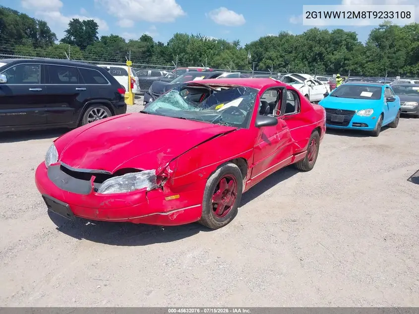 1996 Chevrolet Monte Carlo Ls VIN: 2G1WW12M8T9233108 Lot: 45632076