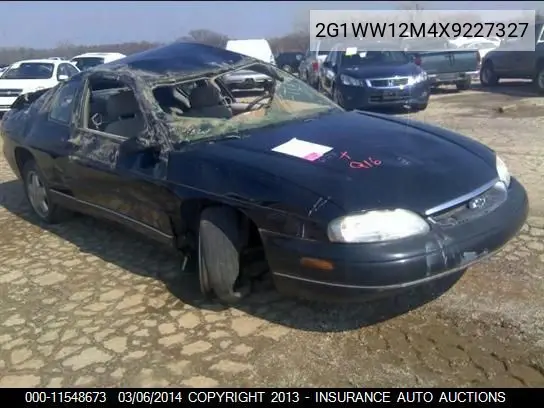 1999 Chevrolet Monte Carlo VIN: 2G1WW12M4X9227327 Lot: 11548673