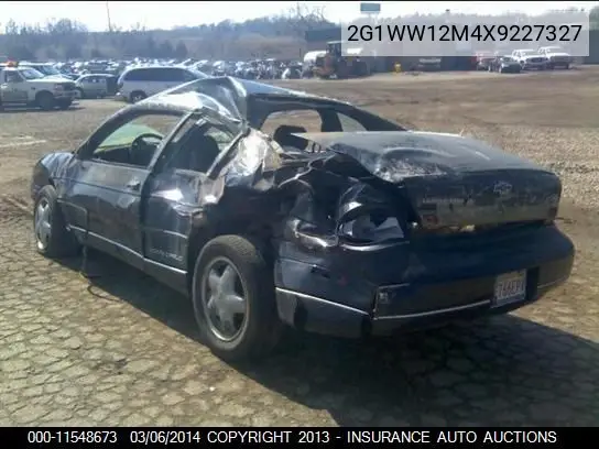 1999 Chevrolet Monte Carlo VIN: 2G1WW12M4X9227327 Lot: 11548673
