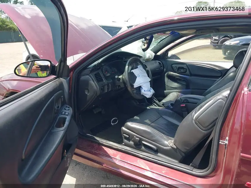 2002 Chevrolet Monte Carlo Ss VIN: 2G1WX15K629373468 Lot: 45493912