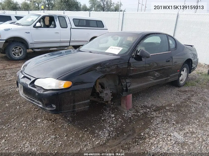 2003 Chevrolet Monte Carlo Ss VIN: 2G1WX15K139159313 Lot: 45632339