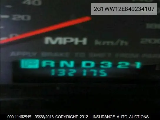 2004 Chevrolet Monte Carlo Ls VIN: 2G1WW12E849234107 Lot: 11402545