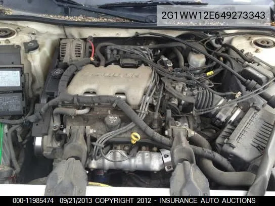 2004 Chevrolet Monte Carlo Ls VIN: 2G1WW12E649273343 Lot: 11985474