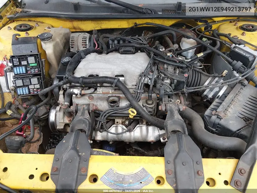 2004 Chevrolet Monte Carlo Ls VIN: 2G1WW12E949213797 Lot: 44757837