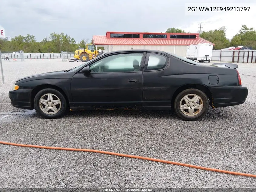 2004 Chevrolet Monte Carlo Ls VIN: 2G1WW12E949213797 Lot: 44757837