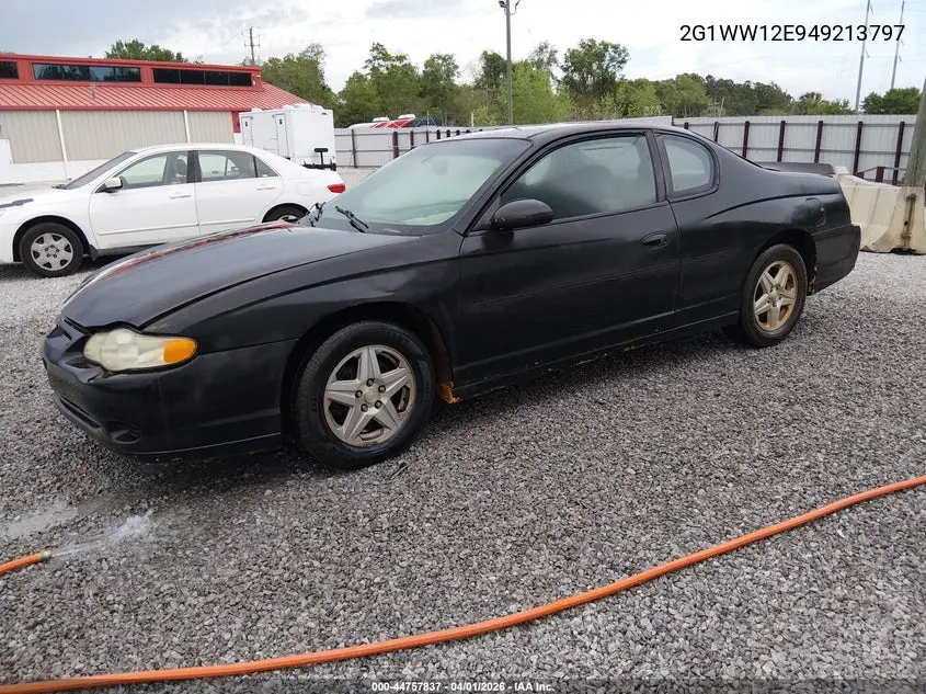 2004 Chevrolet Monte Carlo Ls VIN: 2G1WW12E949213797 Lot: 44757837