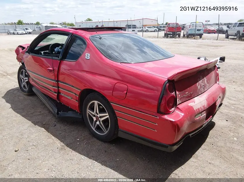 2004 Chevrolet Monte Carlo Supercharged Ss VIN: 2G1WZ121649395916 Lot: 45040023