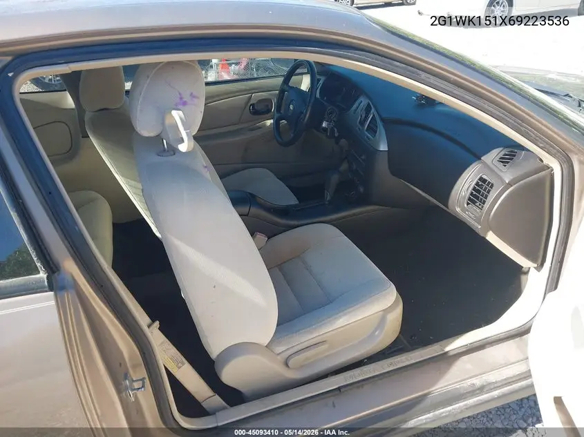 2006 Chevrolet Monte Carlo Lt VIN: 2G1WK151X69223536 Lot: 45093410