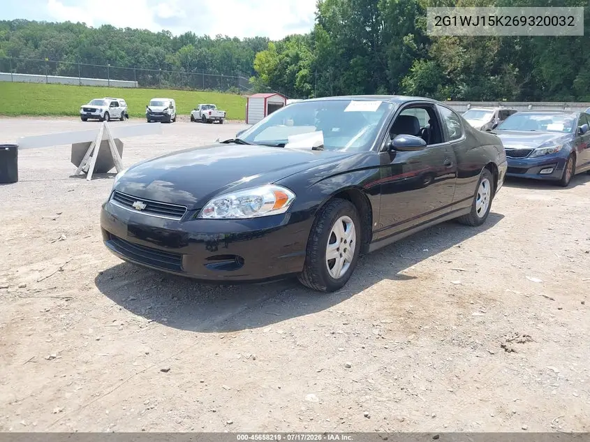 2006 Chevrolet Monte Carlo Ls VIN: 2G1WJ15K269320032 Lot: 45658219