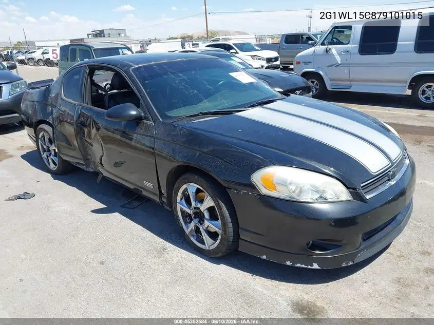 2007 Chevrolet Monte Carlo Ss VIN: 2G1WL15C879101015 Lot: 45352584