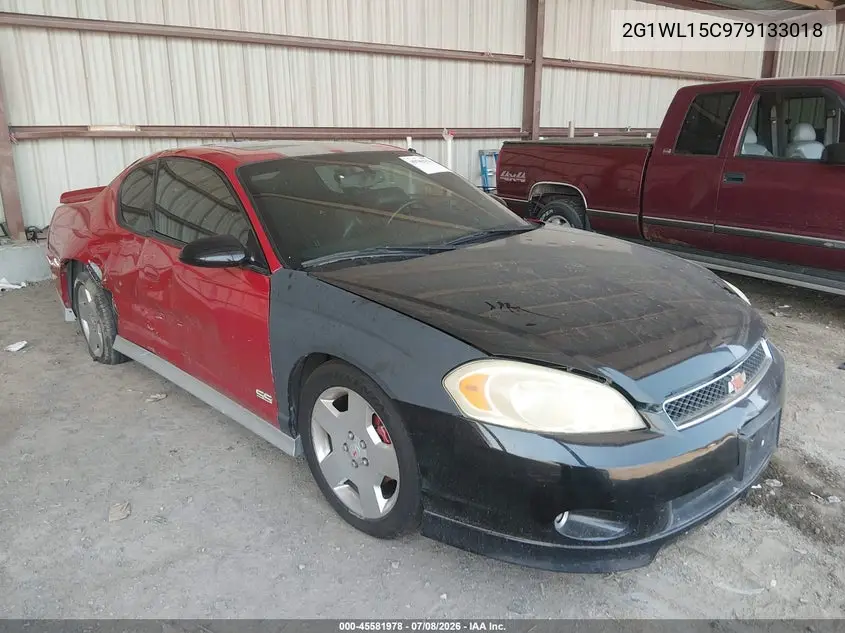 2007 Chevrolet Monte Carlo Ss VIN: 2G1WL15C979133018 Lot: 45581978