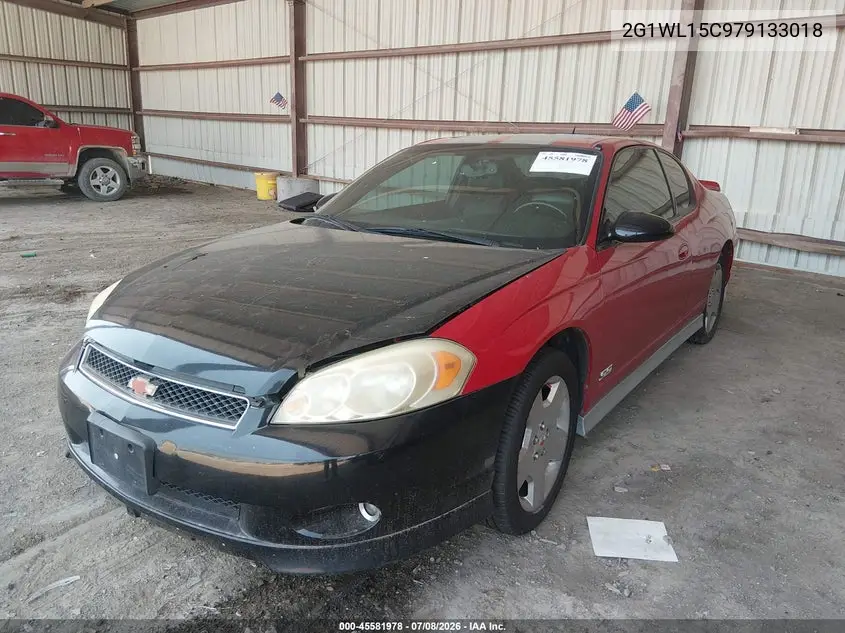 2007 Chevrolet Monte Carlo Ss VIN: 2G1WL15C979133018 Lot: 45581978