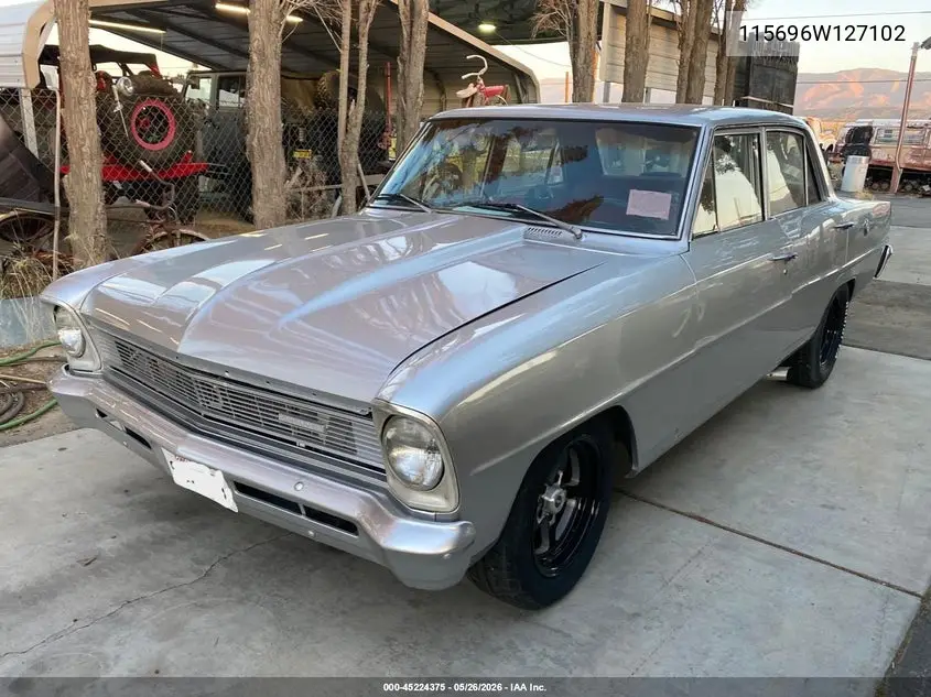 1966 Chevrolet Nova VIN: 115696W127102 Lot: 45224375
