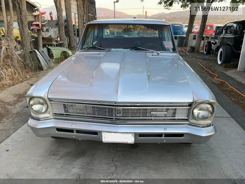 1966 Chevrolet Nova VIN: 115696W127102 Lot: 45224375