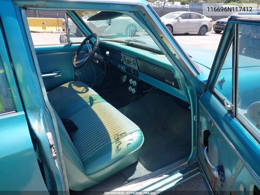 1966 Chevrolet Nova VIN: 116696N117412 Lot: 45623649