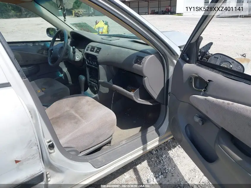 1999 Chevrolet Prizm VIN: 1Y1SK528XXZ401141 Lot: 45358097