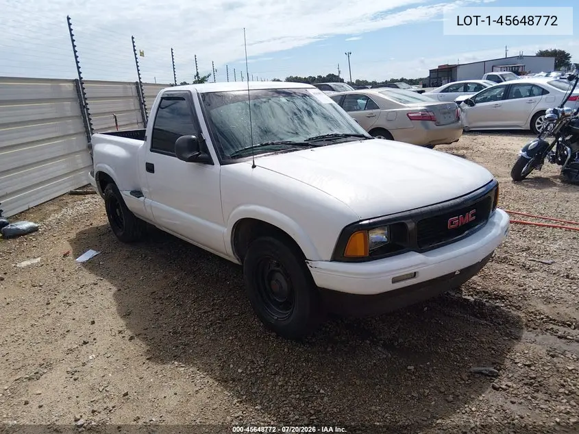1997 GMC Sonoma Sl Wideside VIN: 1GTCS1445V8505440 Lot: 45648772