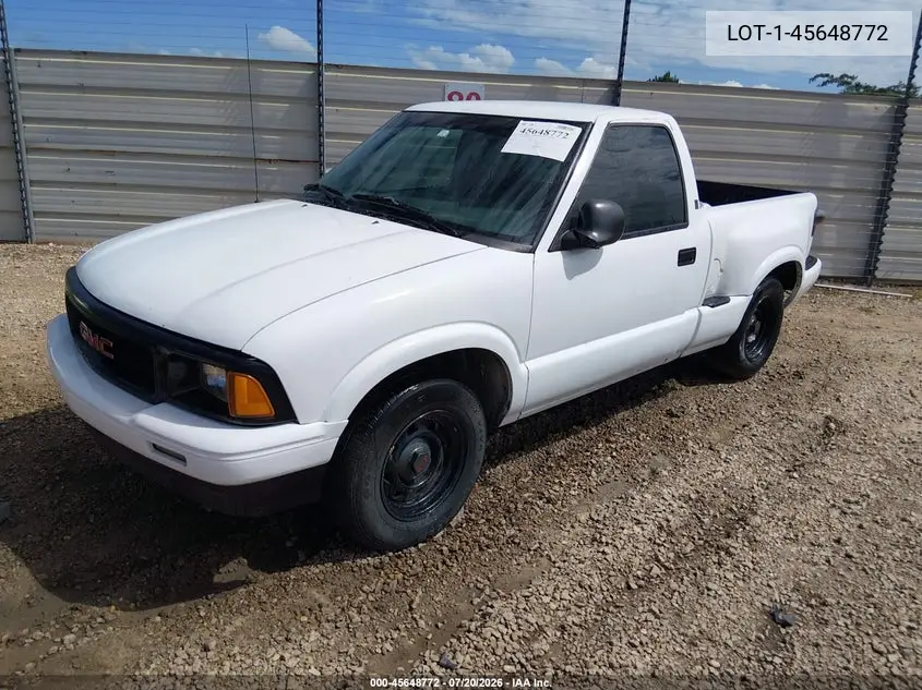 1997 GMC Sonoma Sl Wideside VIN: 1GTCS1445V8505440 Lot: 45648772
