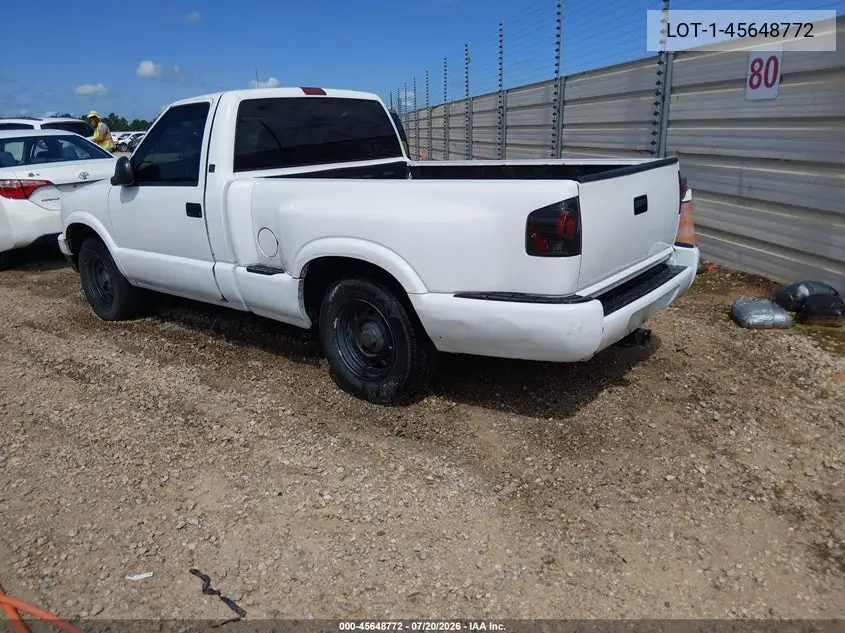 1997 GMC Sonoma Sl Wideside VIN: 1GTCS1445V8505440 Lot: 45648772