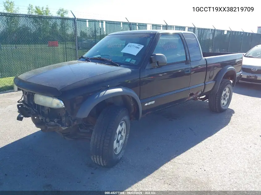 2003 Chevrolet S-10 Ls VIN: 1GCCT19XX38219709 Lot: 45277386