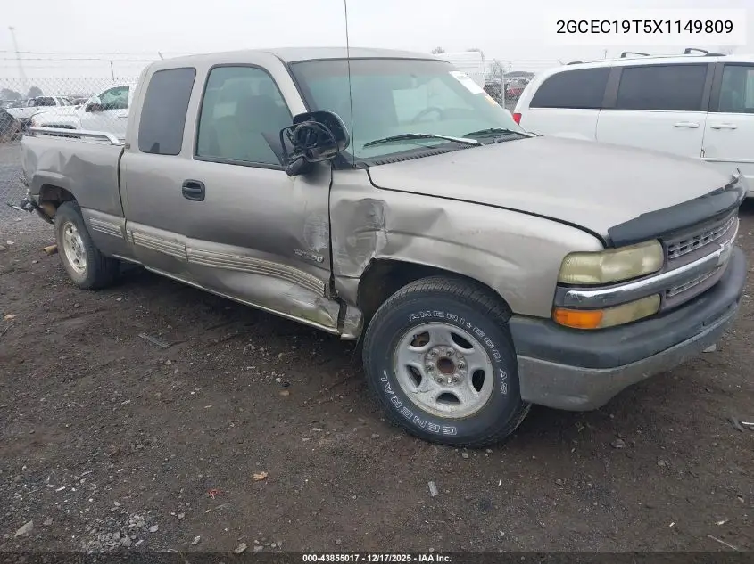 2GCEC19T5X1149809 1999 Chevrolet Silverado 1500 Ls