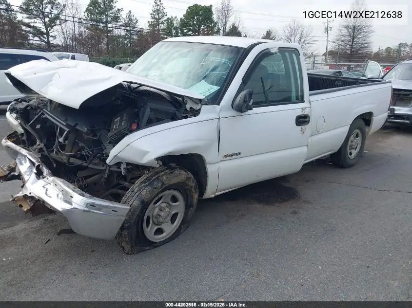1GCEC14W2XE212638 1999 Chevrolet Silverado 1500