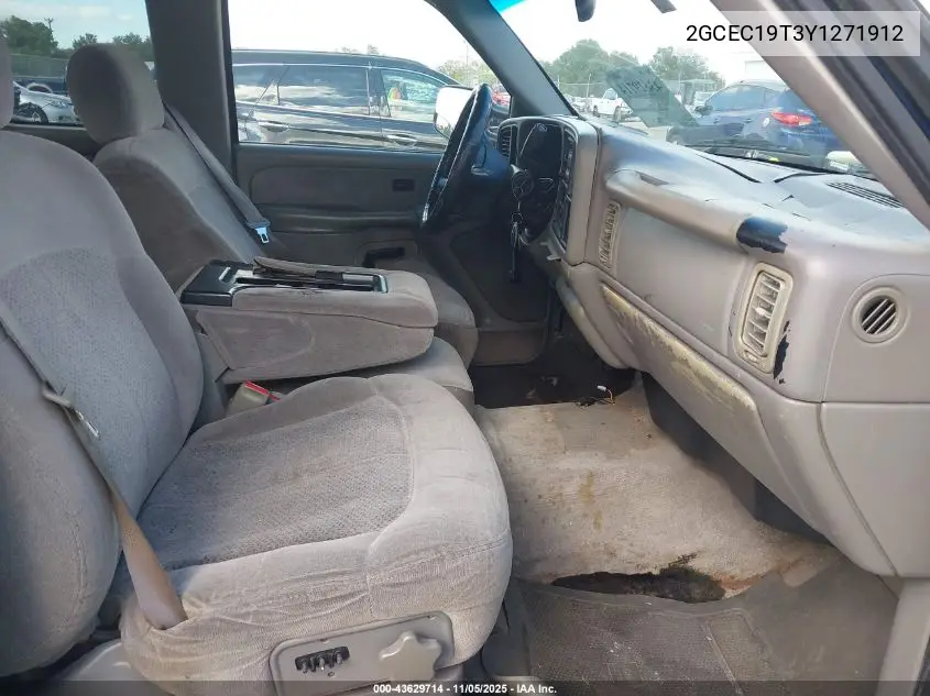 2GCEC19T3Y1271912 2000 Chevrolet Silverado 1500 Ls