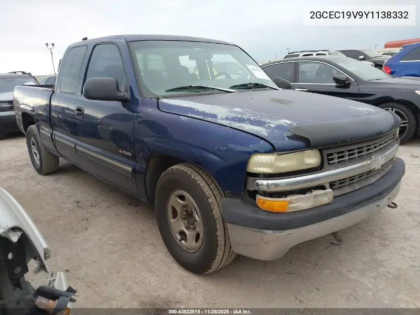 2GCEC19V9Y1138332 2000 Chevrolet Silverado 1500 Ls