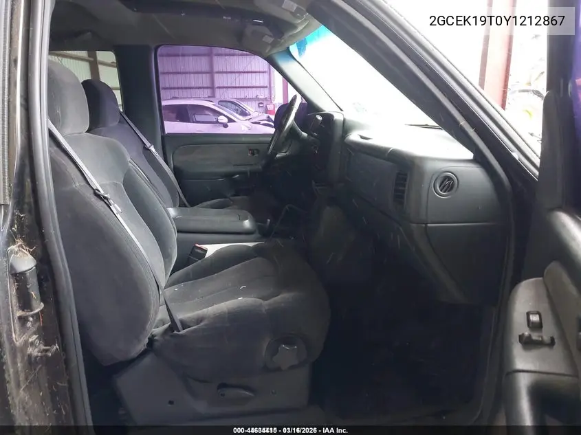 2GCEK19T0Y1212867 2000 Chevrolet Silverado 1500 Ls