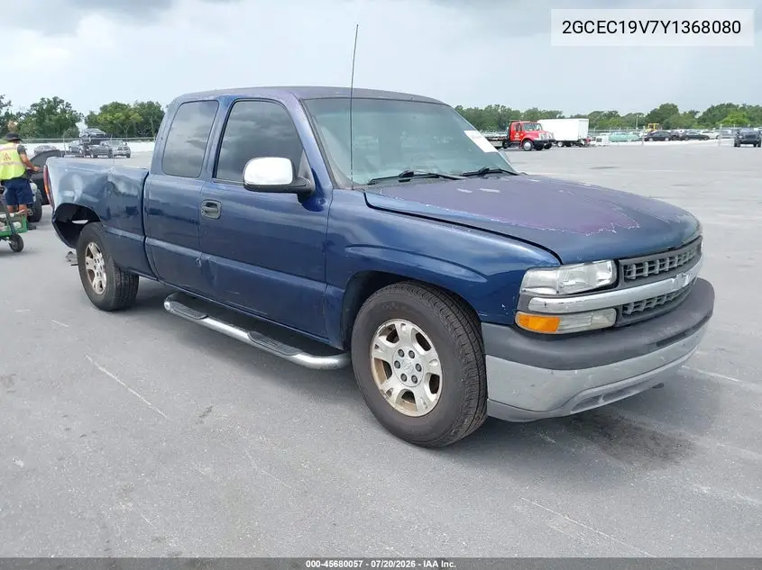 2000 Chevrolet Silverado 1500 Ls VIN: 2GCEC19V7Y1368080 Lot: 45680057