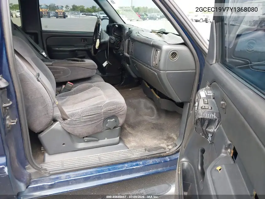 2000 Chevrolet Silverado 1500 Ls VIN: 2GCEC19V7Y1368080 Lot: 45680057