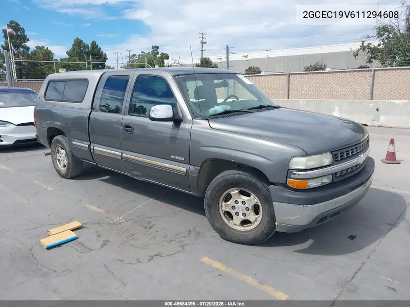 2001 Chevrolet Silverado 1500 Ls VIN: 2GCEC19V611294608 Lot: 45684396