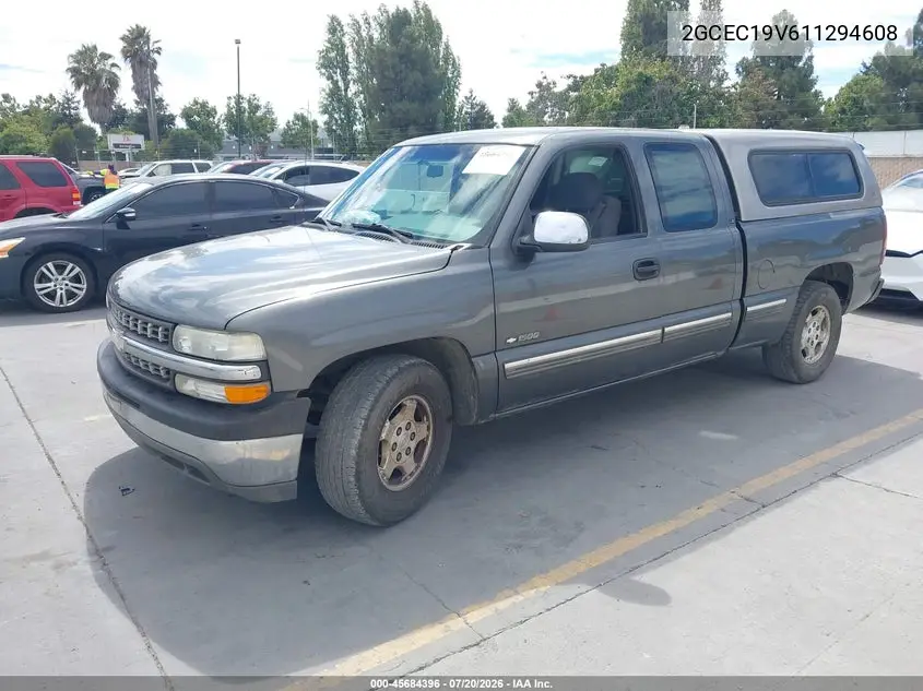 2001 Chevrolet Silverado 1500 Ls VIN: 2GCEC19V611294608 Lot: 45684396
