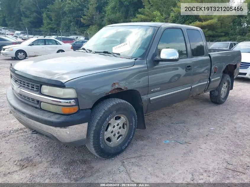 2GCEK19T321205466 2002 Chevrolet Silverado 1500 Ls