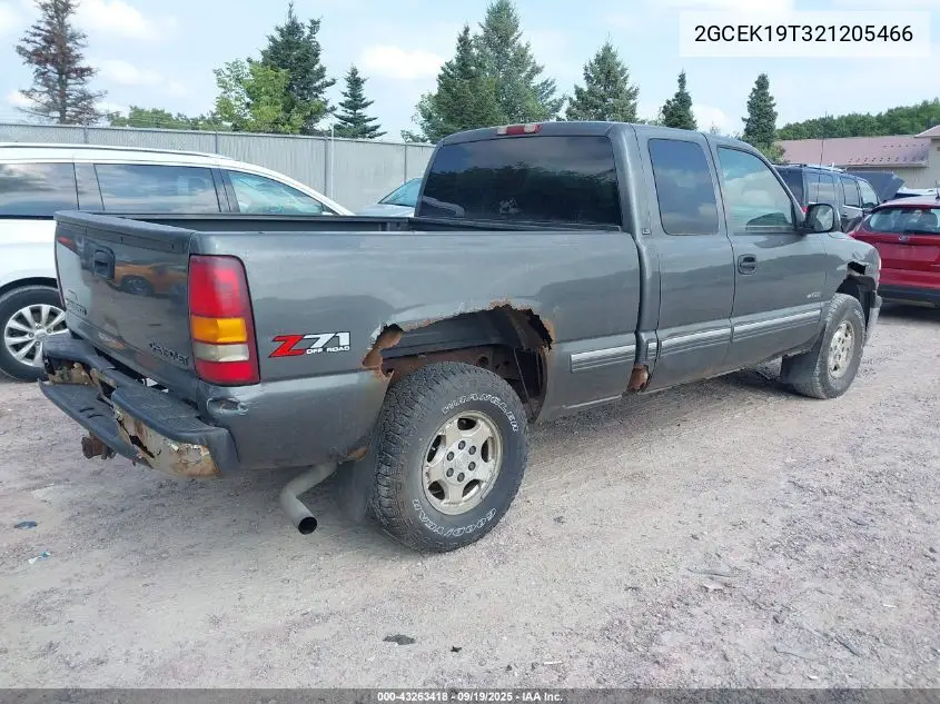 2GCEK19T321205466 2002 Chevrolet Silverado 1500 Ls