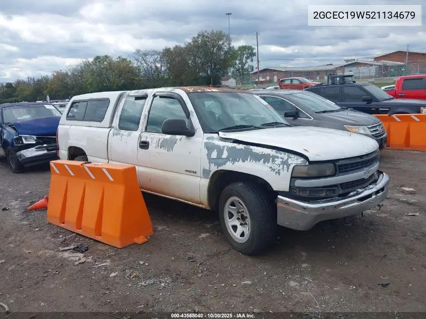 2GCEC19W521134679 2002 Chevrolet Silverado 1500