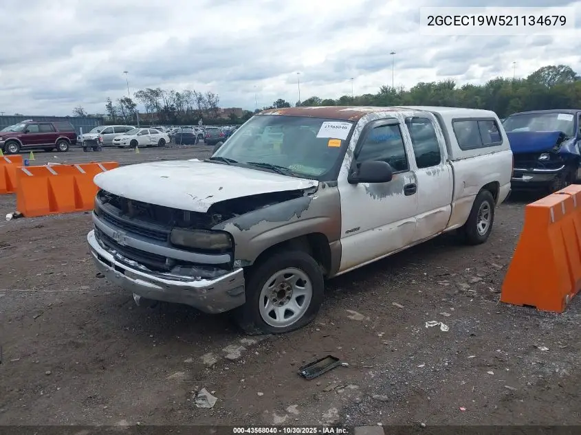 2GCEC19W521134679 2002 Chevrolet Silverado 1500