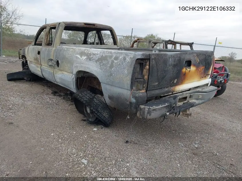 1GCHK29122E106332 2002 Chevrolet Silverado 2500Hd Ls