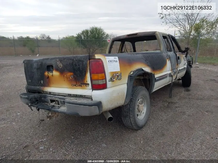 1GCHK29122E106332 2002 Chevrolet Silverado 2500Hd Ls