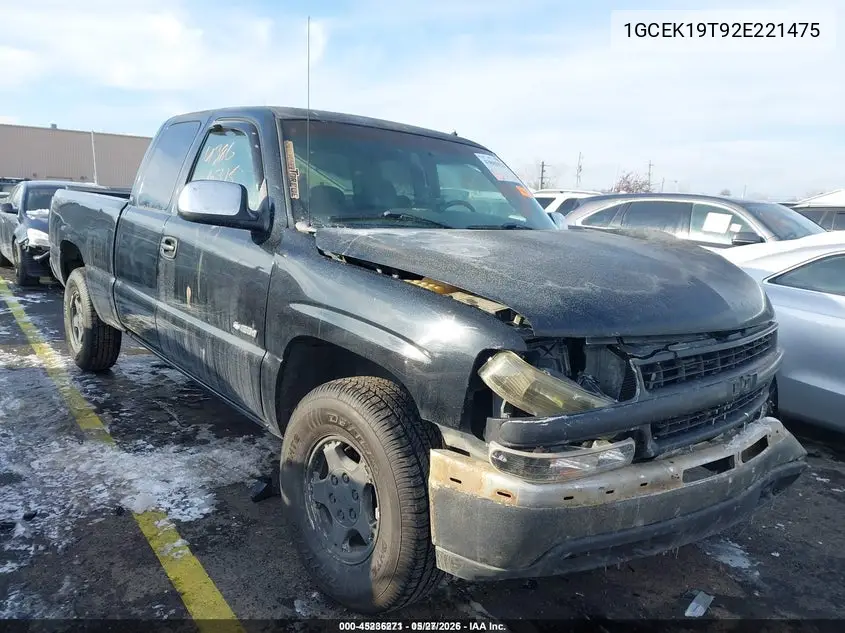 1GCEK19T92E221475 2002 Chevrolet Silverado 1500 Lt