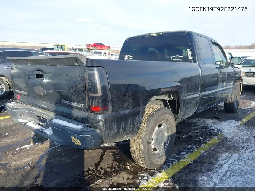 1GCEK19T92E221475 2002 Chevrolet Silverado 1500 Lt