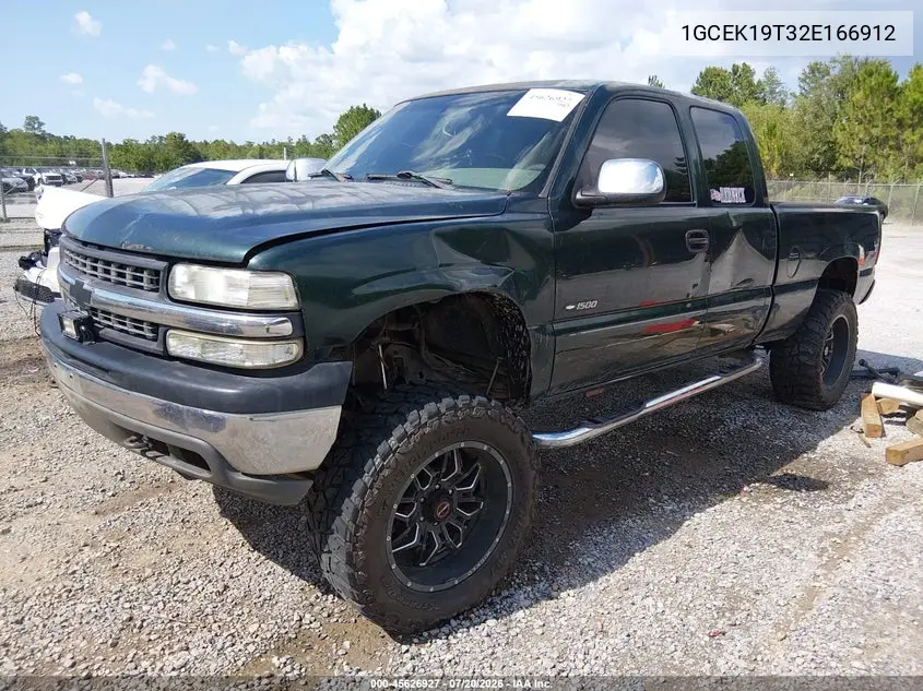 2002 Chevrolet Silverado 1500 Ls VIN: 1GCEK19T32E166912 Lot: 45626927